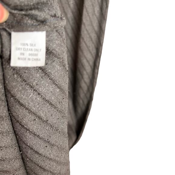 Swee Lo New York Grey Embellished Silk Dress 14 - Picture 9 of 9